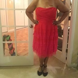 City Chic Strapless Layered Dress M (18 W)